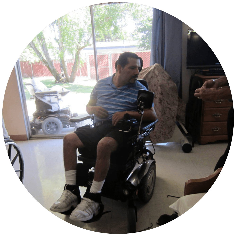 Showing my power chair 