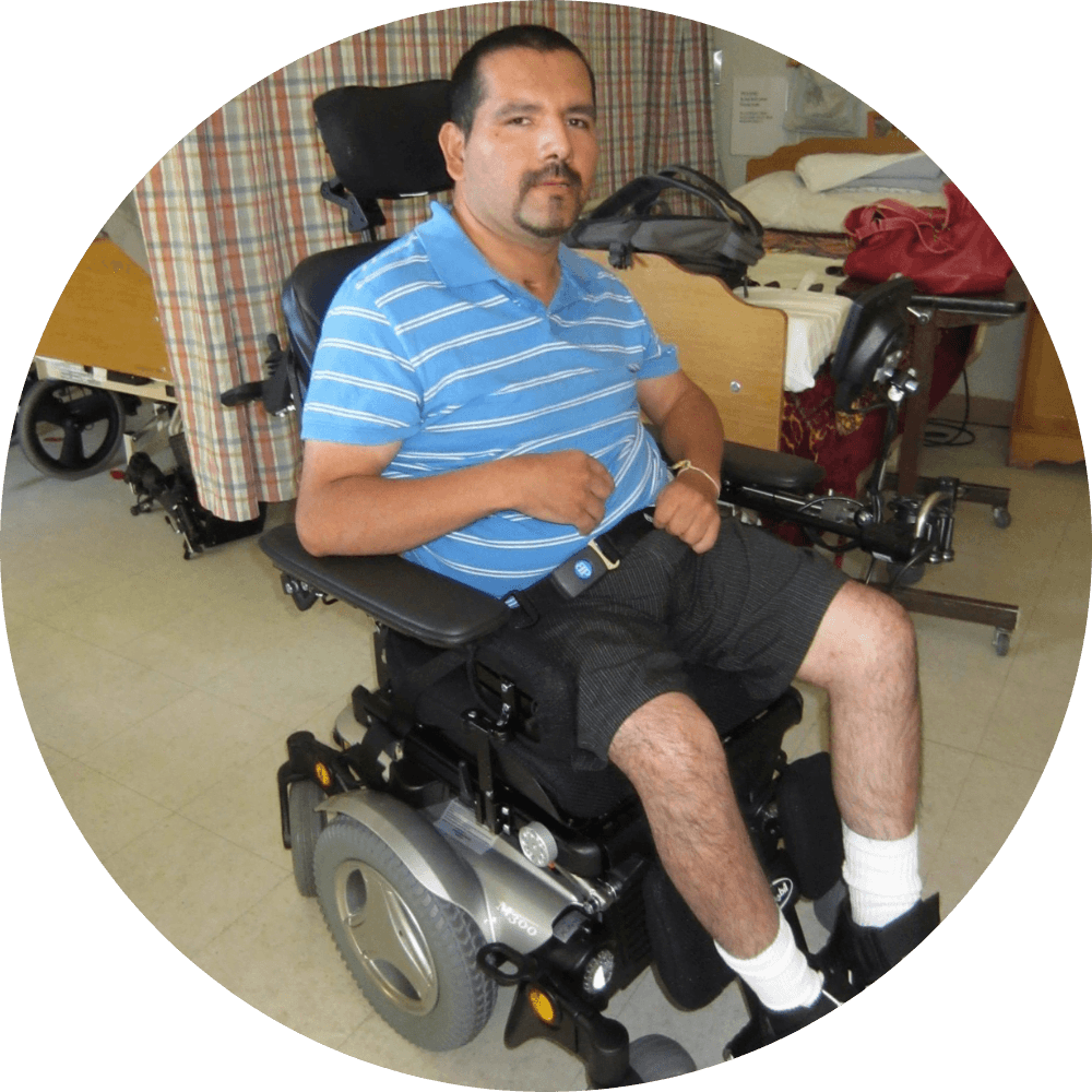 Showing my power chair 
