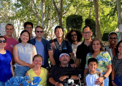 Group photo, celebrating my birthday in the year 2021