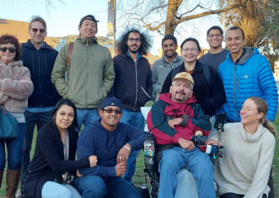 The researchers of Speech Neuroprosthesis | my friends Victor | Marianna | Mrs. Mary | Mike. My third year in the clinical trial