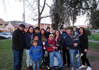 A group photo with my family and friends | celebrating my first three years of being in the clinical trial