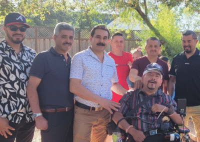 My friends | Enrique | Ezequiel | Alfonso | Gabriel with his baby girl | Elias | Juan