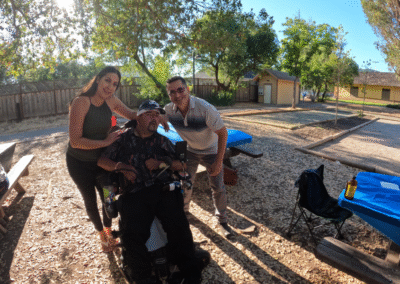 My friends Teresa and Miguel