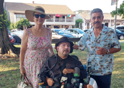 My friend Ezequiel and his wife.