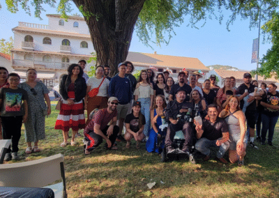 Speech research team, family, and friends