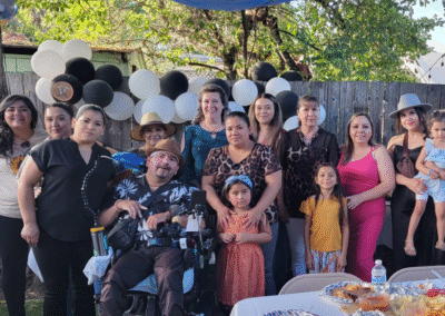 A group photo with all female family