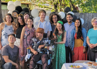 My friends. Cady | Sam | Jessie | Mike | Vanessa | Max his fiancée and their doggy | David | Alex his fiancée | Dr. Clarissa K.