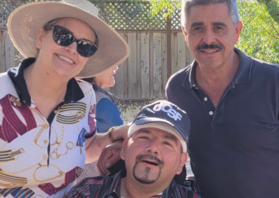 My friend Ezequiel, and his wife