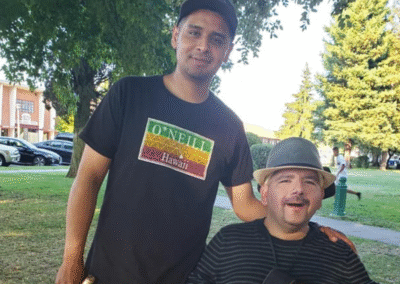 Floriberto junior and Pancho